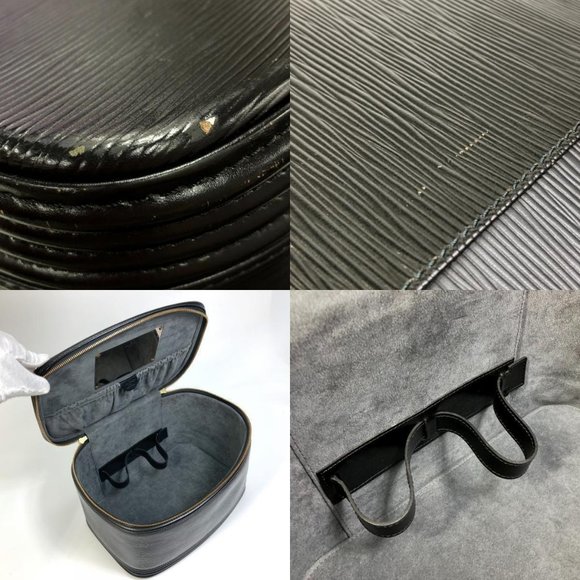 Authentic LOUIS VUITTON M48012 Epi Nice 2WAY vanity bag Shoulder - Picture 11 of 12